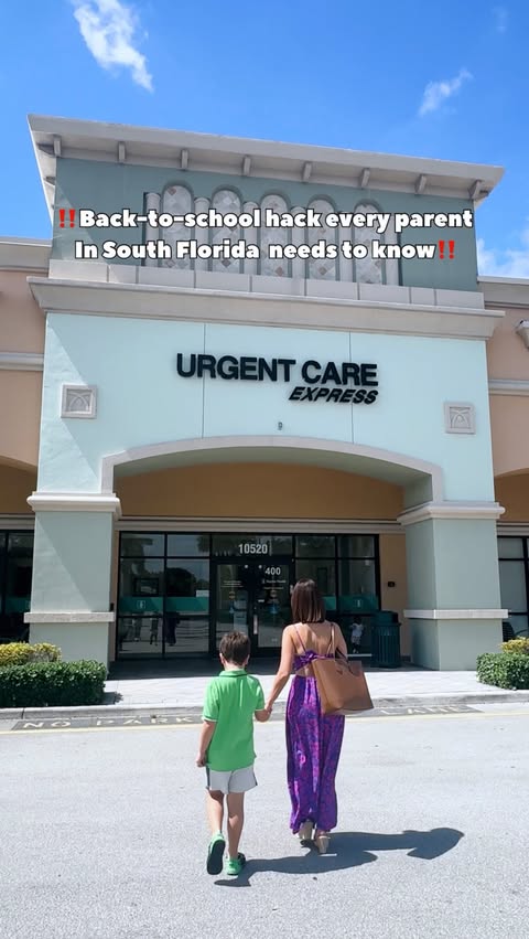 Instagram post by @wearejustthe3ofus for Baptist Health. Caption reads: [...] every parent needs 📚 We stopped by....