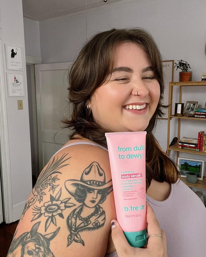 Instagram post by @ohhhhhhhhhoney for b.tan. Caption reads: [...] hydrated and looking fresh. Enter....