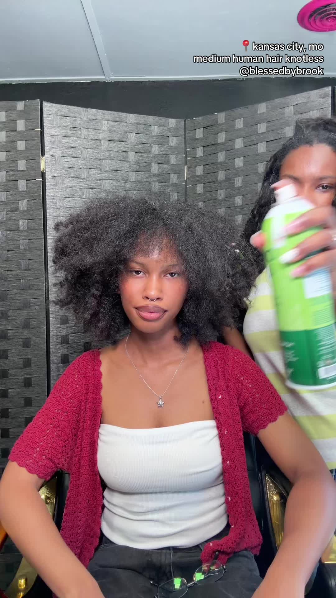 TikTok post by @blessedbybrook._ for Ywigs. Caption reads: [...] are open through the 15th! ⋆˙⟡ hair from....