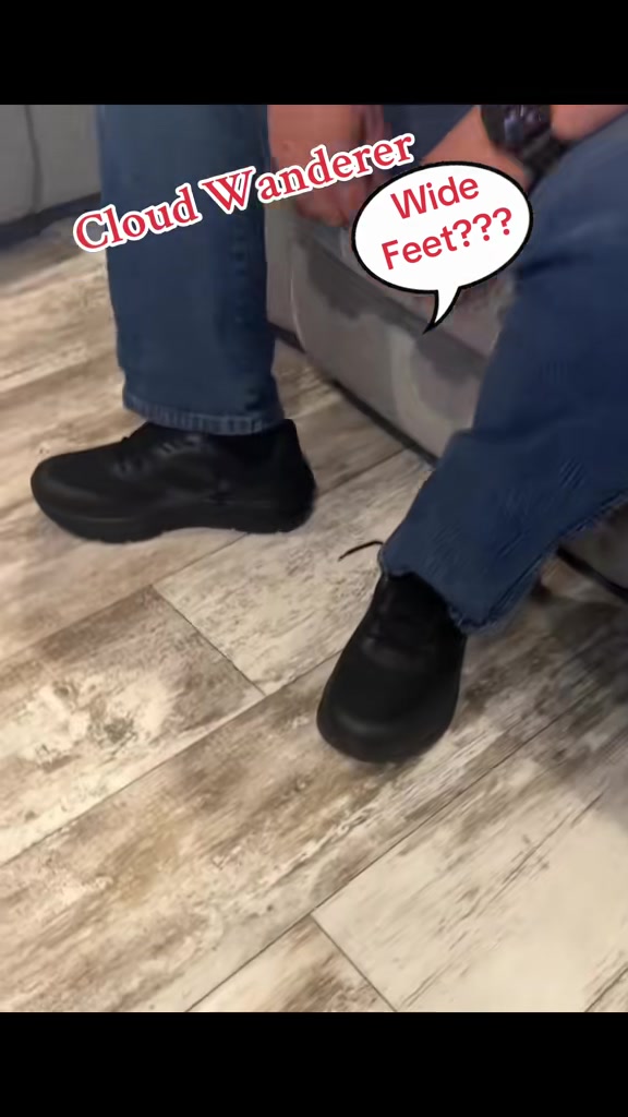 TikTok post by an influencer for FitVille. Caption reads: [...] #sneakers #mensshoes @fitvilleshoes....