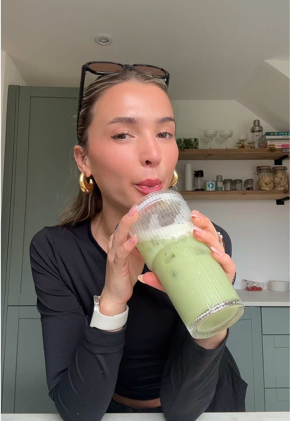 TikTok post by @indiadavisonn for PerfectTed. Caption reads: [...] #TikTokMadeMeBuyIt #DealDrops #matcha....