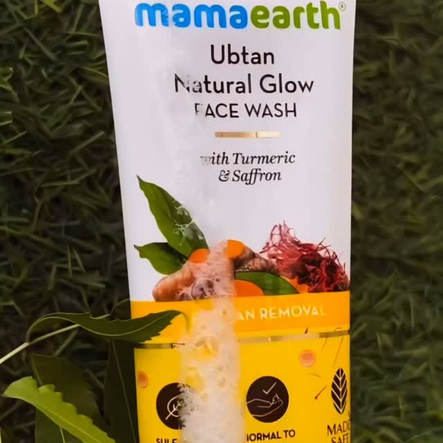 Instagram post by @sakshii_sharmaa3211 for Mamaearth. Caption reads: Nature’s best, now on sale 🌱 Shop your....