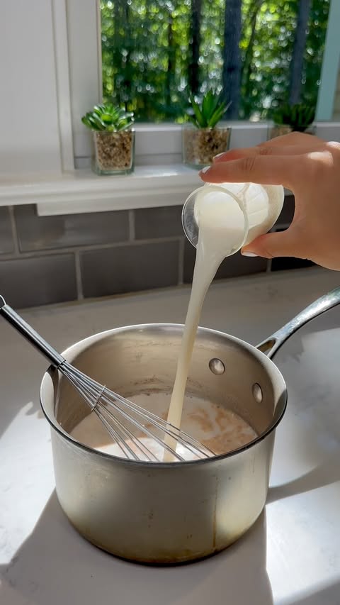 Instagram post by @identicalrecipes for Gonna Need Milk. Caption reads: [...] texture and added nutrients :) #ad....