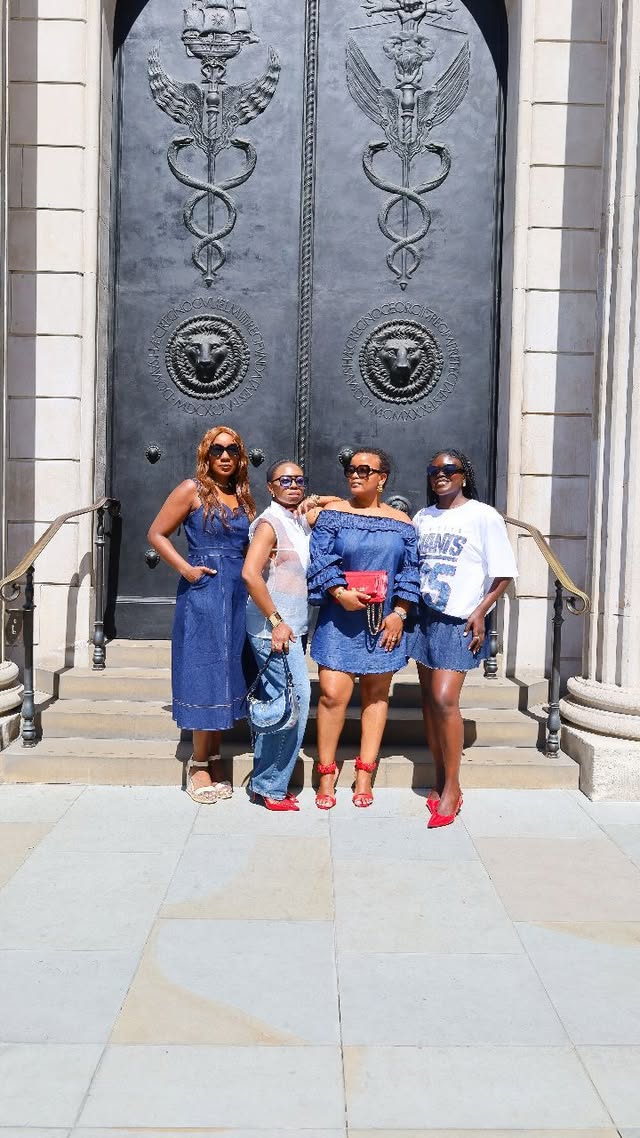 Instagram post by @lucyakao_ for Next Press. Caption reads: A denim affair. One of the easiest trends to....