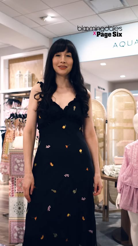 Instagram post by @elanafishman for Bloomingdale's. Caption reads: [...] collection, available exclusively at....