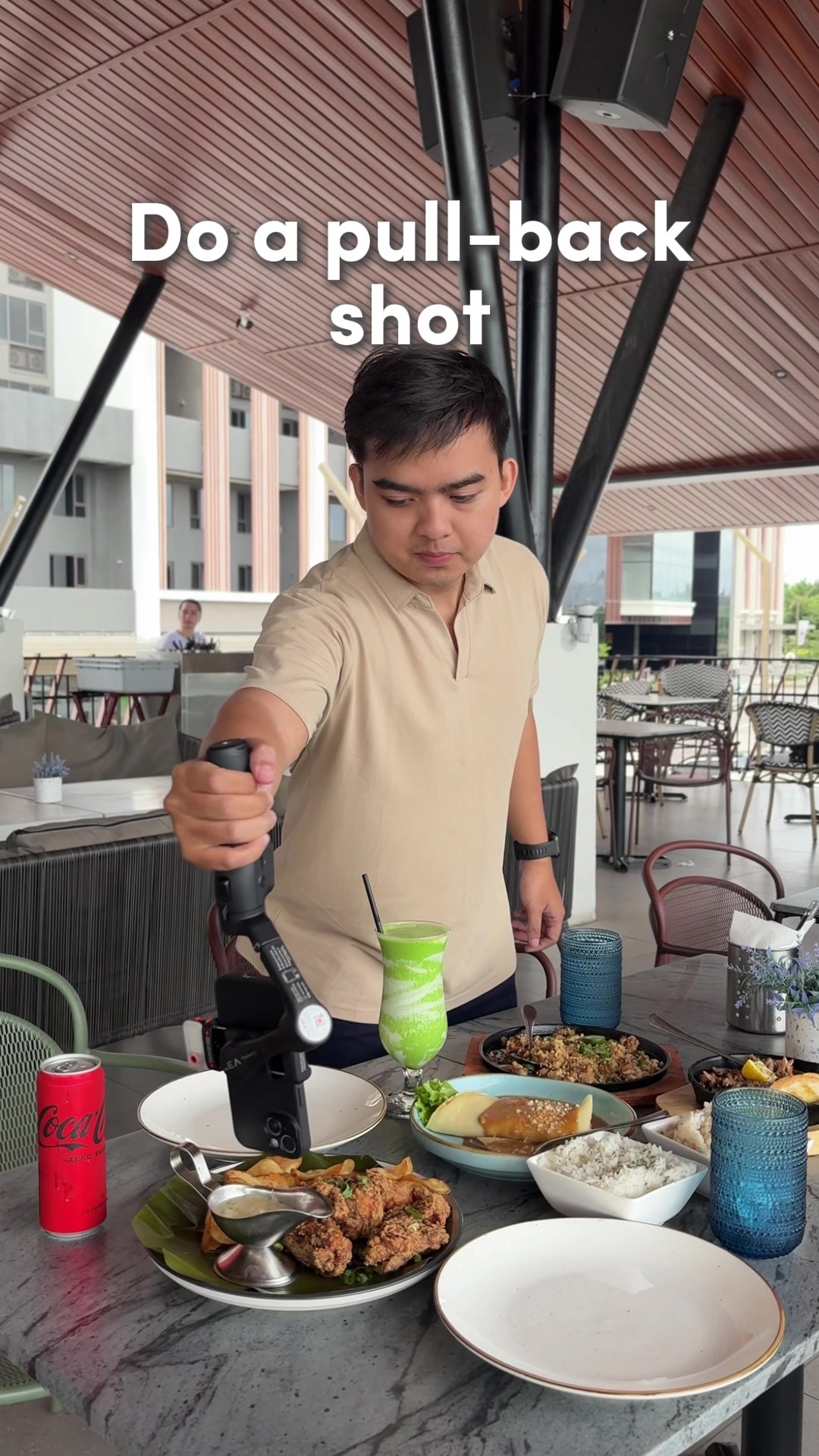 TikTok post by @zalginnireels for Hohem. Caption reads: [...] Perfect for food vloggers out there! Also....