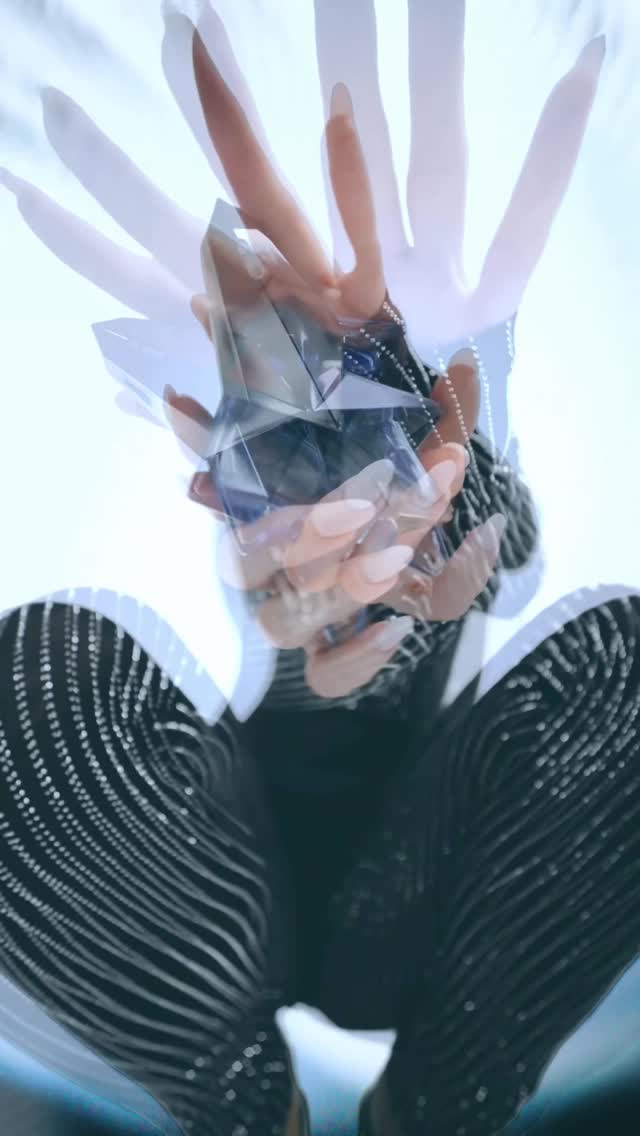 Instagram post by @oanacosanzeana for Mugler. Caption reads: ✨ You already know the mysterious & floral Alien,....