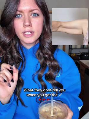 TikTok post by @cassidythesahm for Javy Coffee. Caption reads: 🗣️ MORE PROTEIN #tiktokshopfalldealsforyou....