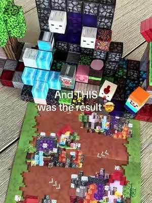 TikTok post by @penningtonpoint for Magnetopia. Caption reads: [...] Wait for his finished creation! These....