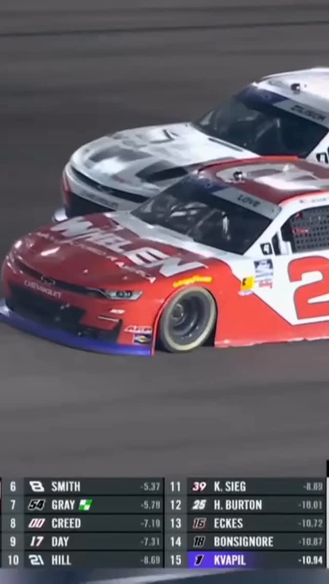 Instagram post by @nascum_ for Xfinity. Caption reads: Thank you for everything @xfinityracing....