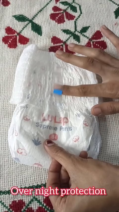 Instagram post by @neha1810_singh for LuvLap. Caption reads: Discover the ultimate comfort with luvlap supreme....