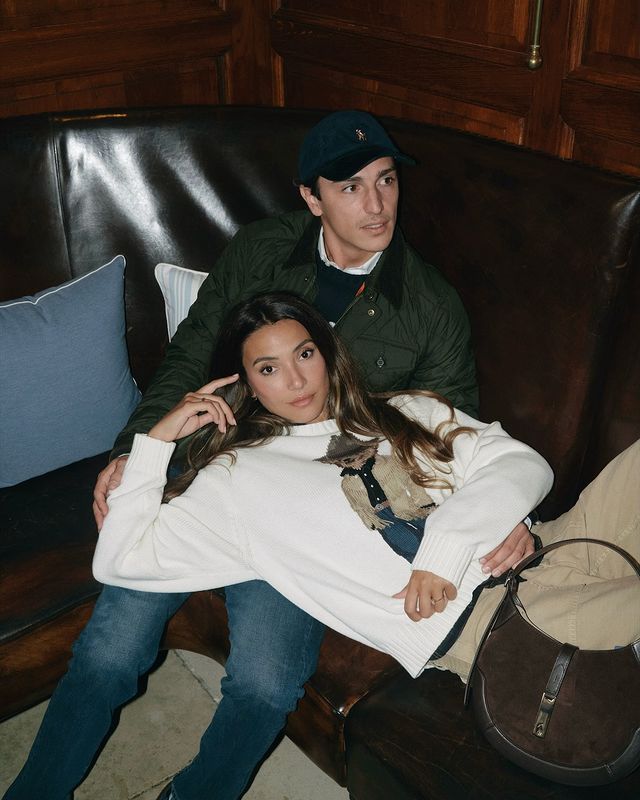 Instagram post by @wendyswan for La Redoute. Caption reads: [...] the most iconic brand @poloralphlauren....