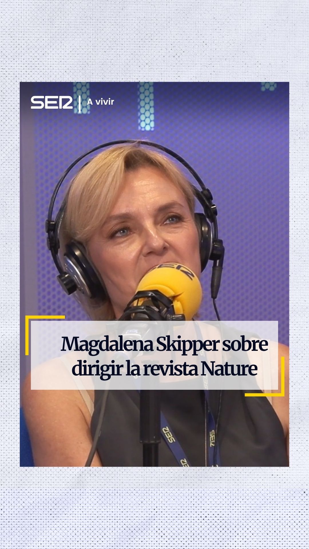 Instagram post by @avivir for NATURE. Caption reads: “Soy quien está justo detrás del científico,....