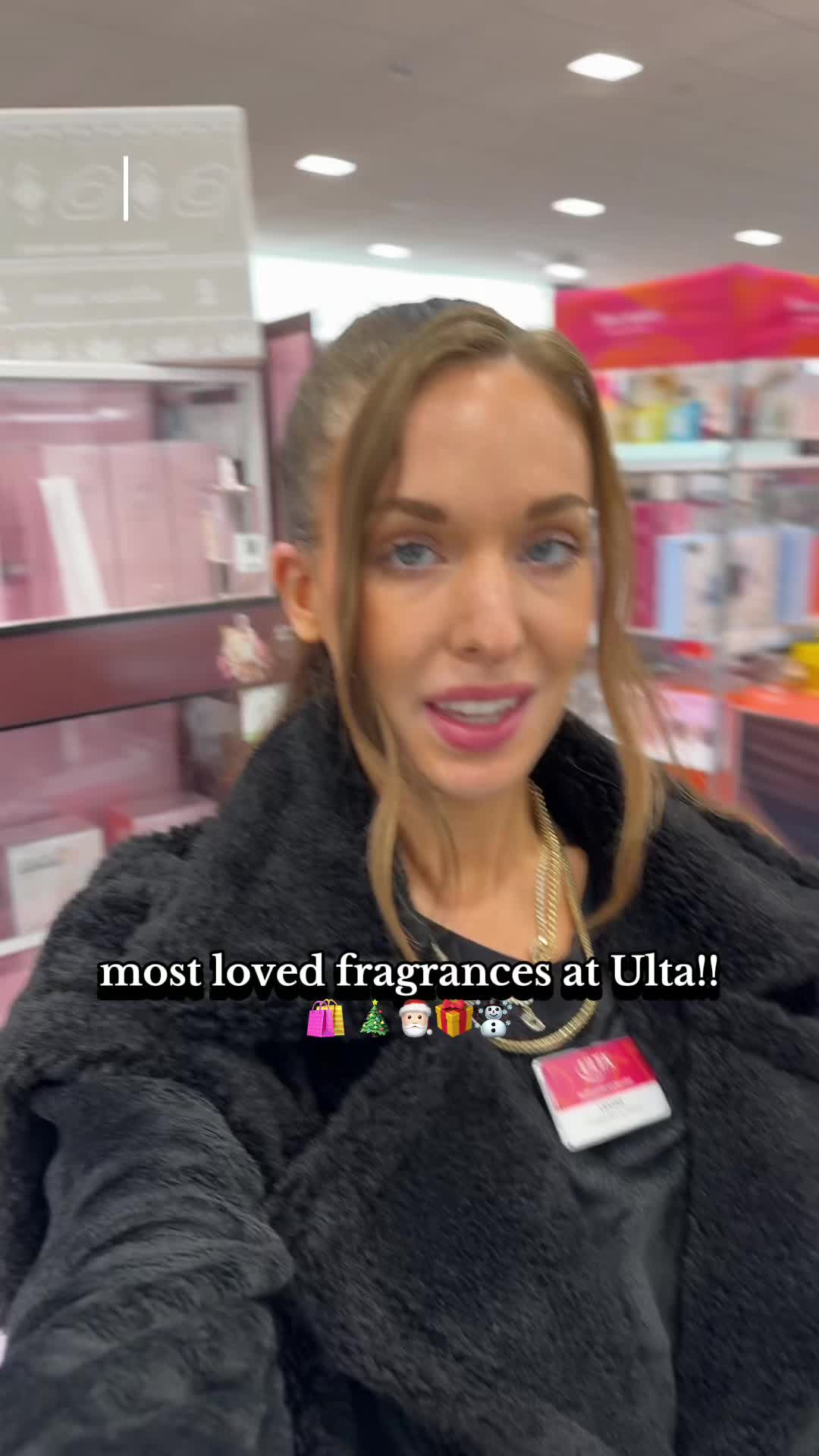 TikTok post by @leanne.bretanha for Snif. Caption reads: [...] wish list 🎁 @Ulta Beauty @Snif....