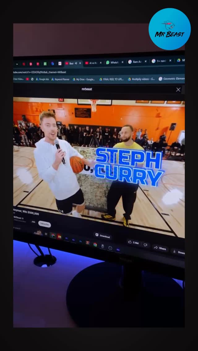 Instagram post by @visualsby.ansh for MrBeast Lab. Caption reads: Comment “pr” Get the Course Link 

@mrbeast....