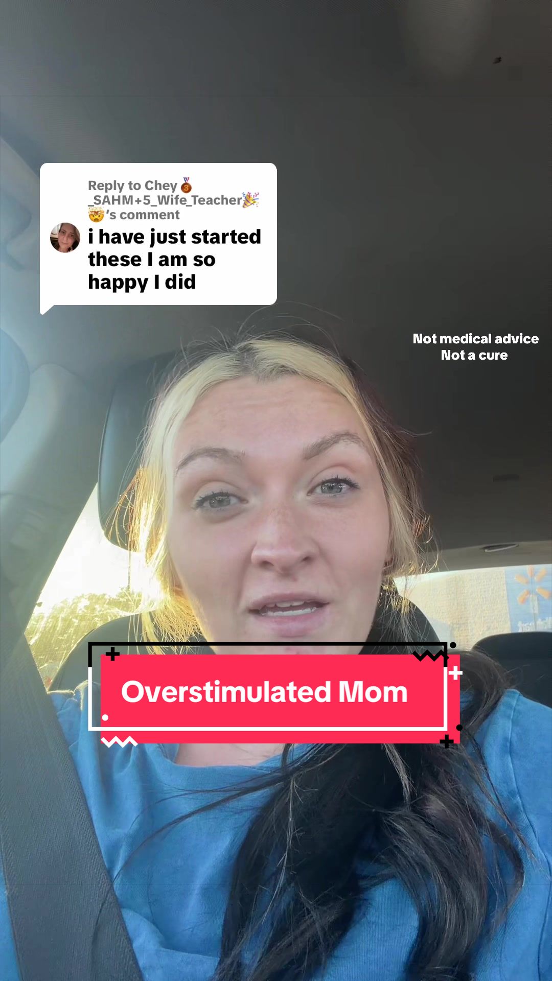 TikTok post by @sassysouthernmouf for Triquetra Health. Caption reads: Replying to @Chey🥉_SAHM+5_Wife_Teacher🎉🤯....