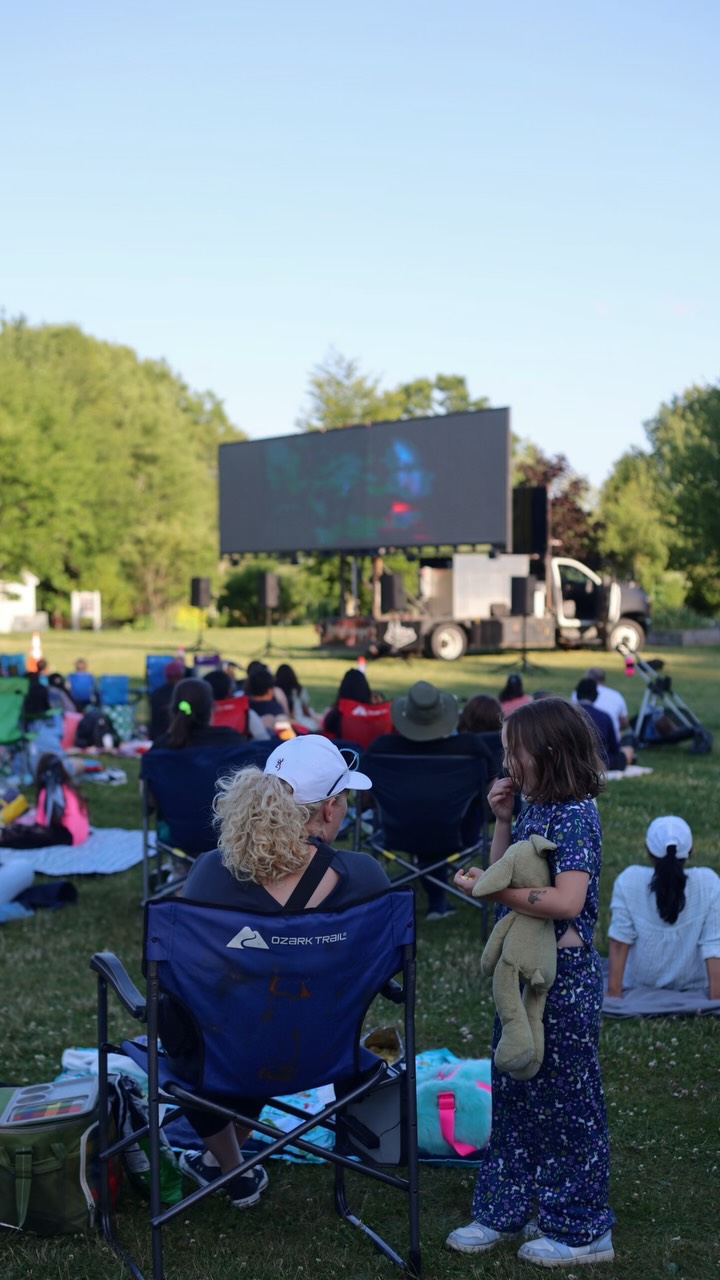 Instagram post by @halifaxevents.ca for Canadian Tire. Caption reads: Join us for a FREE Summer Movie in the Park this....