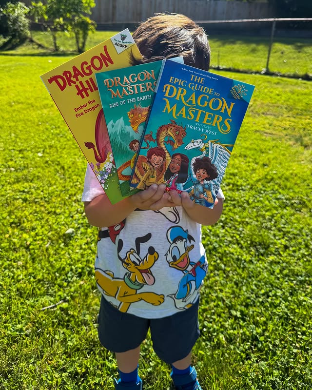 Instagram post by @dany.alvy for Scholastic. Caption reads: [...] this summer! Thank you to @scholastic for....