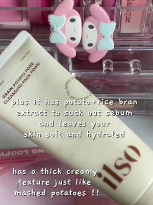 TikTok post by @hearts_for_k_beauty1 for Illinois Soybean Association. Caption reads: this ilso duo literally melts all the sebum away !....