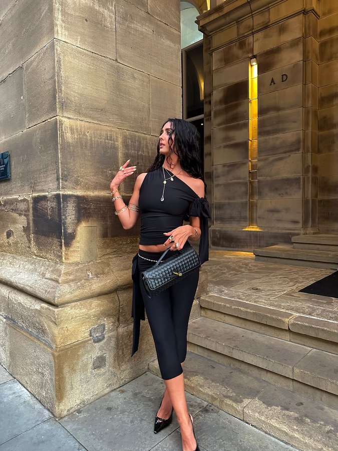 Instagram post by @emylieomalley for PUBLIC DESIRE. Caption reads: AD | This set in every colour please @publicdesire....