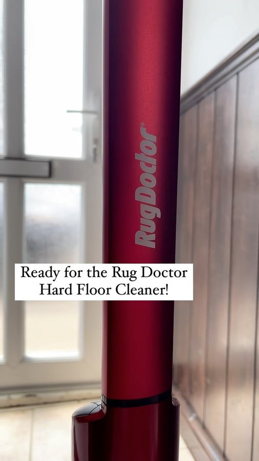 Instagram post by @the.confidentmama for Rug Doctor. Caption reads: [...] a beating, but luckily the brand new....