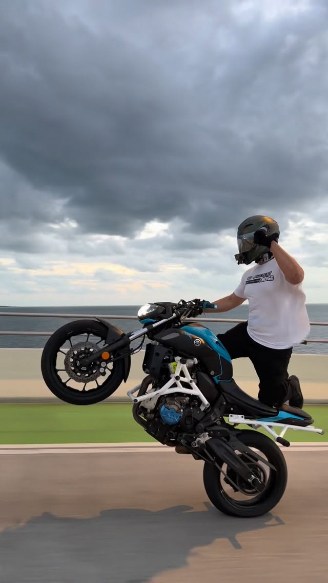 Instagram post by @surron_sefi for MotoLoot. Caption reads: [...] sefi @nbtclothingofficial link in bio....