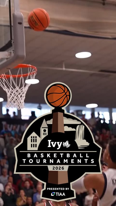 Instagram post by @ivyleague for TIAA. Caption reads: [...] energy is building. 🏀🌿 #IvyMadness | @TIAA.