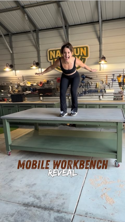 Instagram post by @nailgun_nelly for Wagner SprayTech. Caption reads: [...] Make sure you’re following along.....
