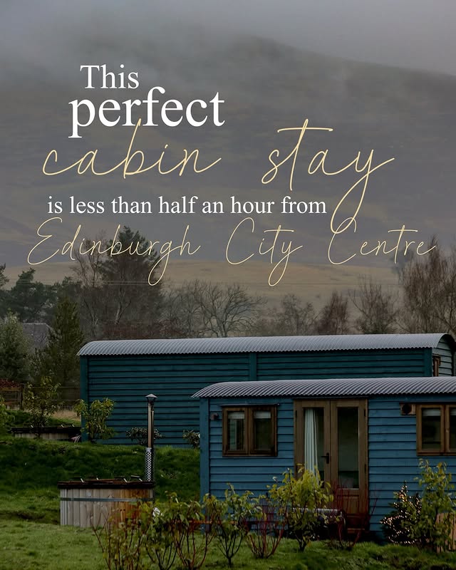Instagram post by @my.scottish.journal for Unlimited Scotland. Caption reads: Staying near Edinburgh but looking for a beautiful....
