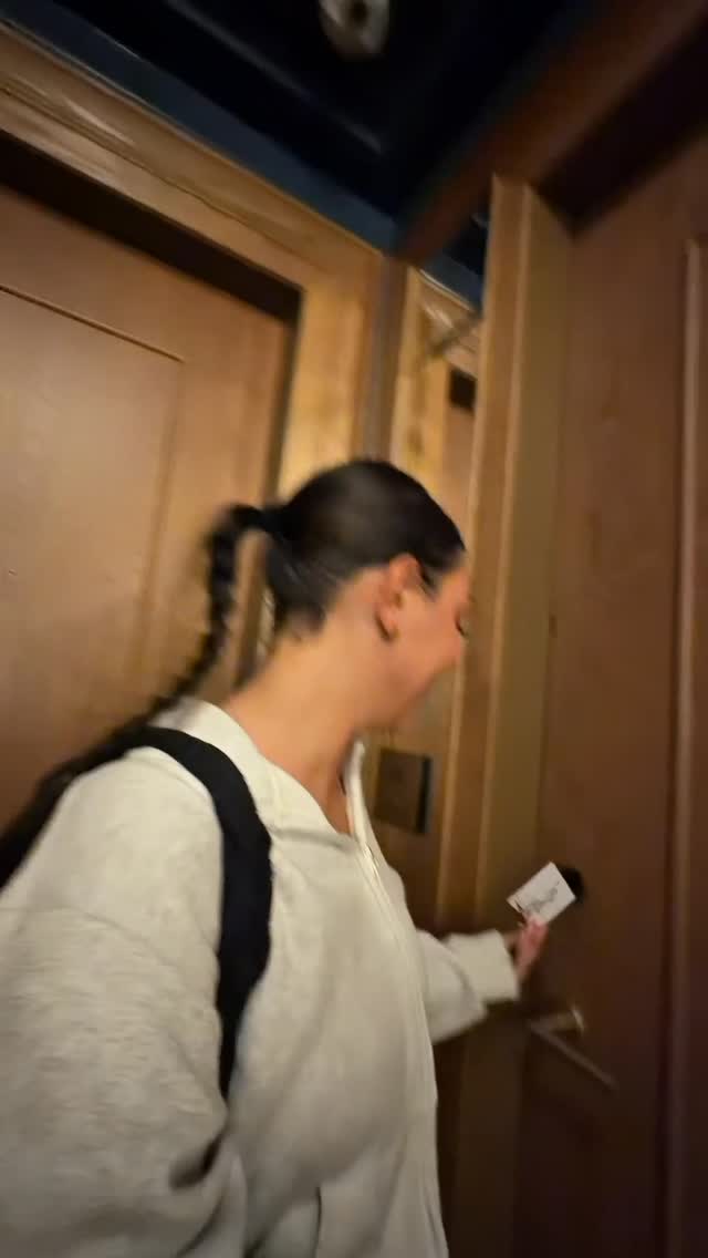 Instagram post by @izzysantulli for Moroccanoil. Caption reads: JUST TOUCHED DOWN IN NYC w/ @moroccanoil 😝 stay....