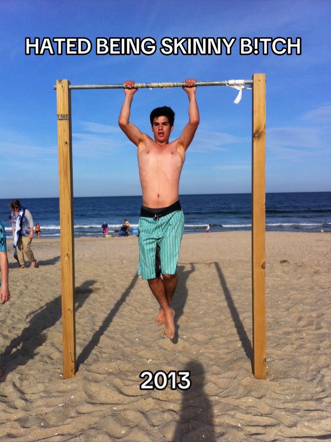 Instagram post by @yunus.akina for MuscleTech. Caption reads: A goal only becomes impossible the moment you give....