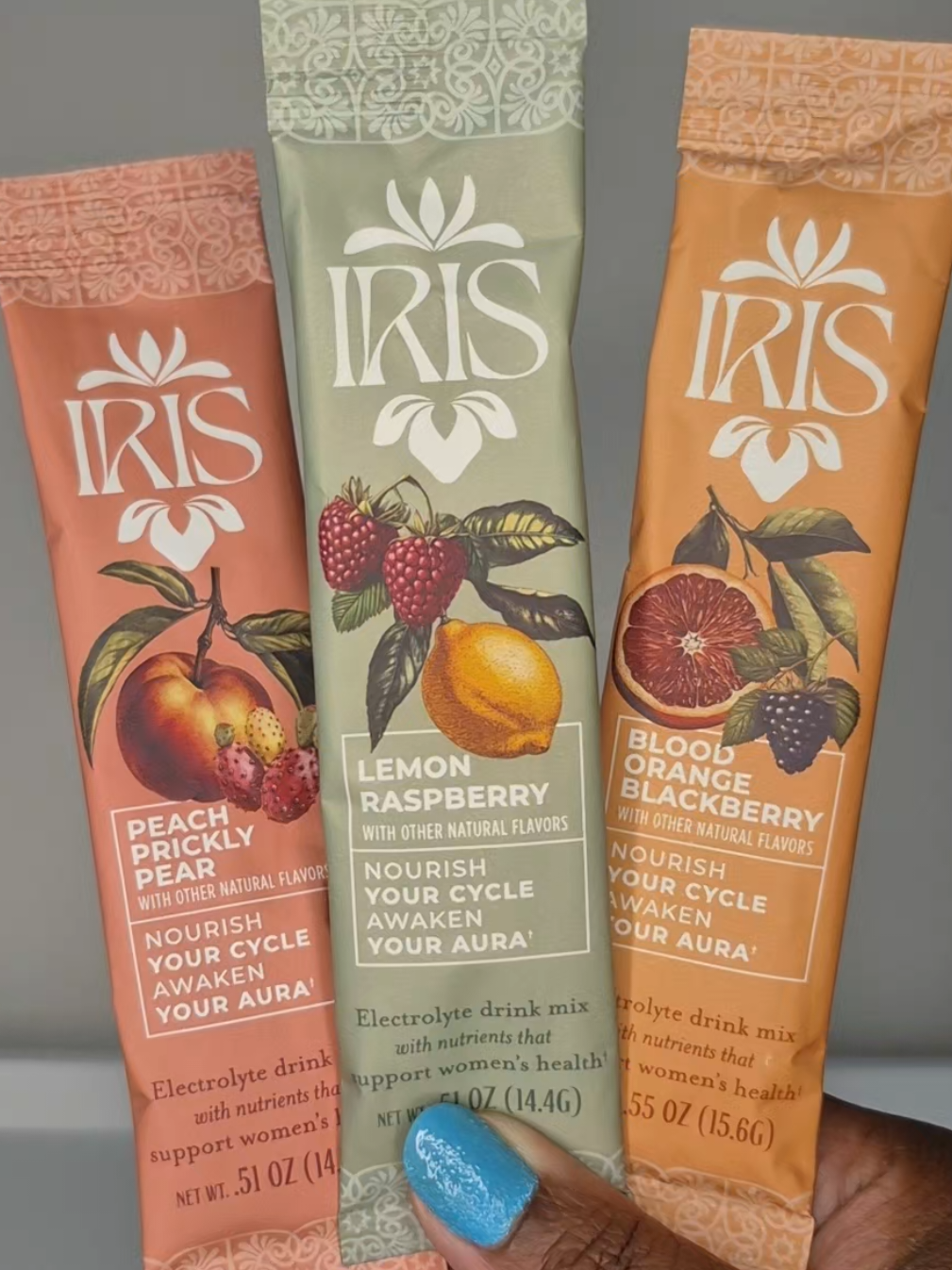 TikTok post by @tashasimon7 for Iris Nutrition. Caption reads: [...] Mix Thats Support Women's Health By @Iris....