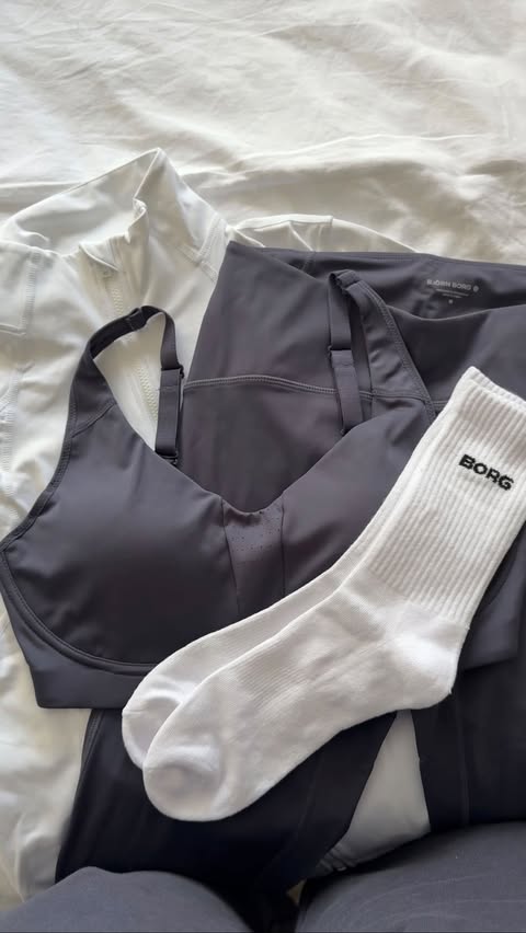 Instagram post by @naomi_veenvliet for Björn Borg. Caption reads: In collaboration with Björn Borg Starting the....