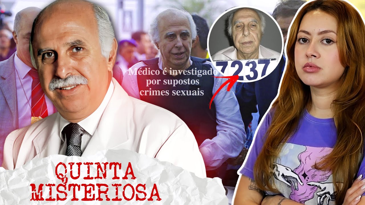 YouTube post by @JaquelineGuerreiroOficial for Emma Colchon. Caption reads: The bizarre case of doctor Roger Abdelmassih.