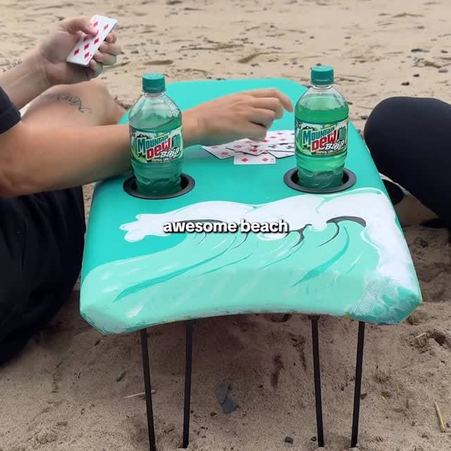 Instagram post by @adrianvvlogs for Mountain Dew. Caption reads: Someone pinch me, I must be dreaming because I’m....
