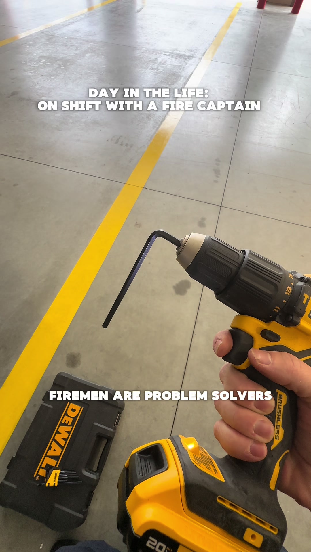 TikTok post by @scott_firefit_over40 for Peloton. Caption reads: Firefighters are problem solvers at heart!....