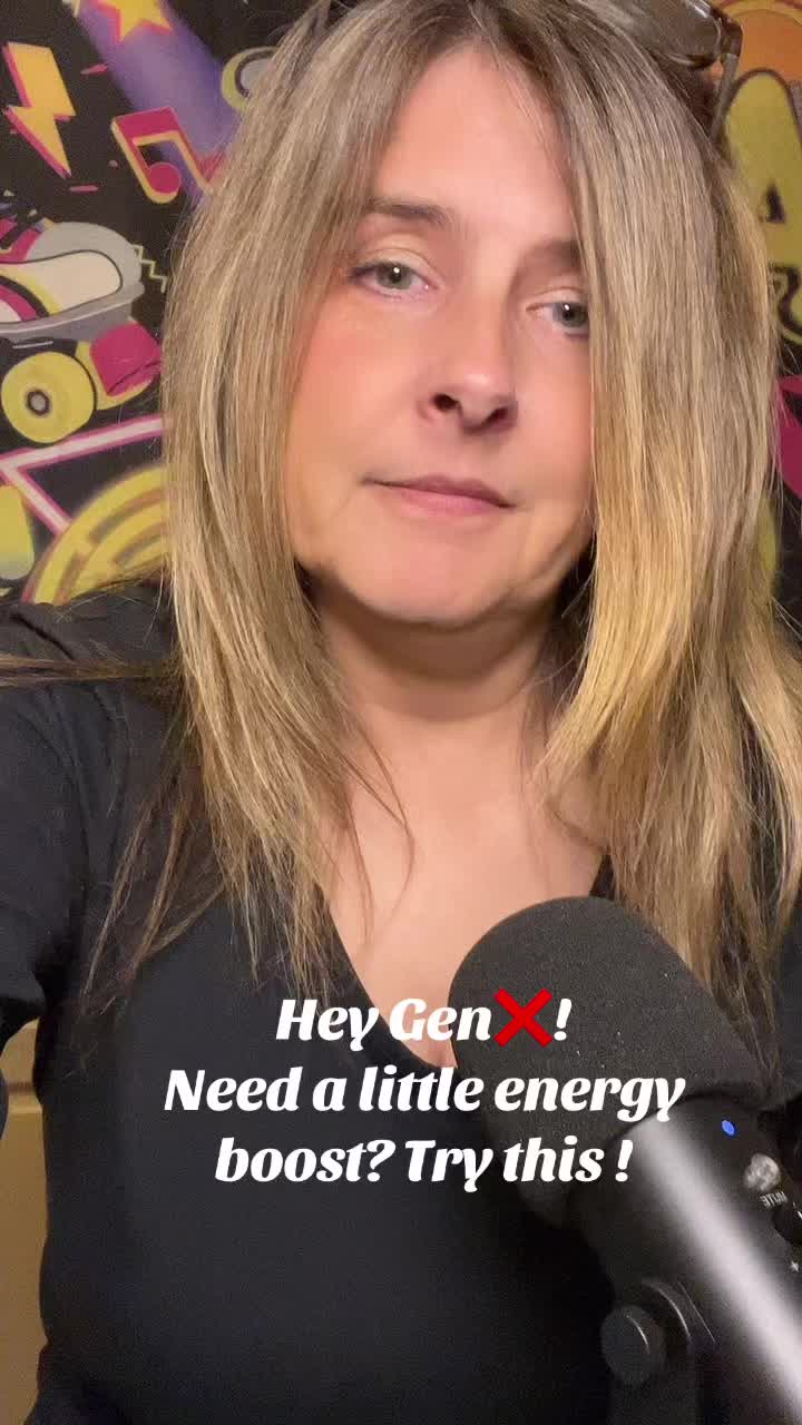 TikTok post by @christinagenx71 for Neuro. Caption reads: @Neuro Gum Hey GenX if ya need a [...].