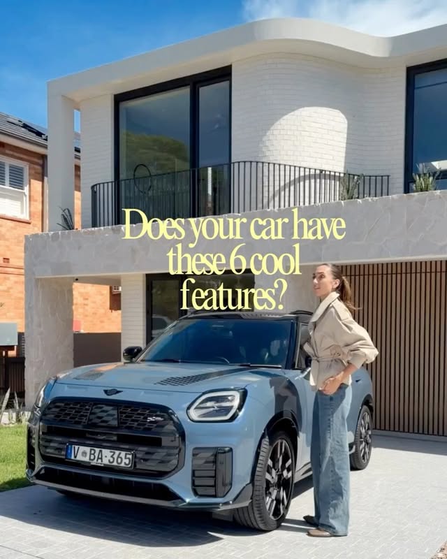 Instagram post by @shannon_lawson for MINI USA. Caption reads: Be honest… does your car do this? @miniaustralia....