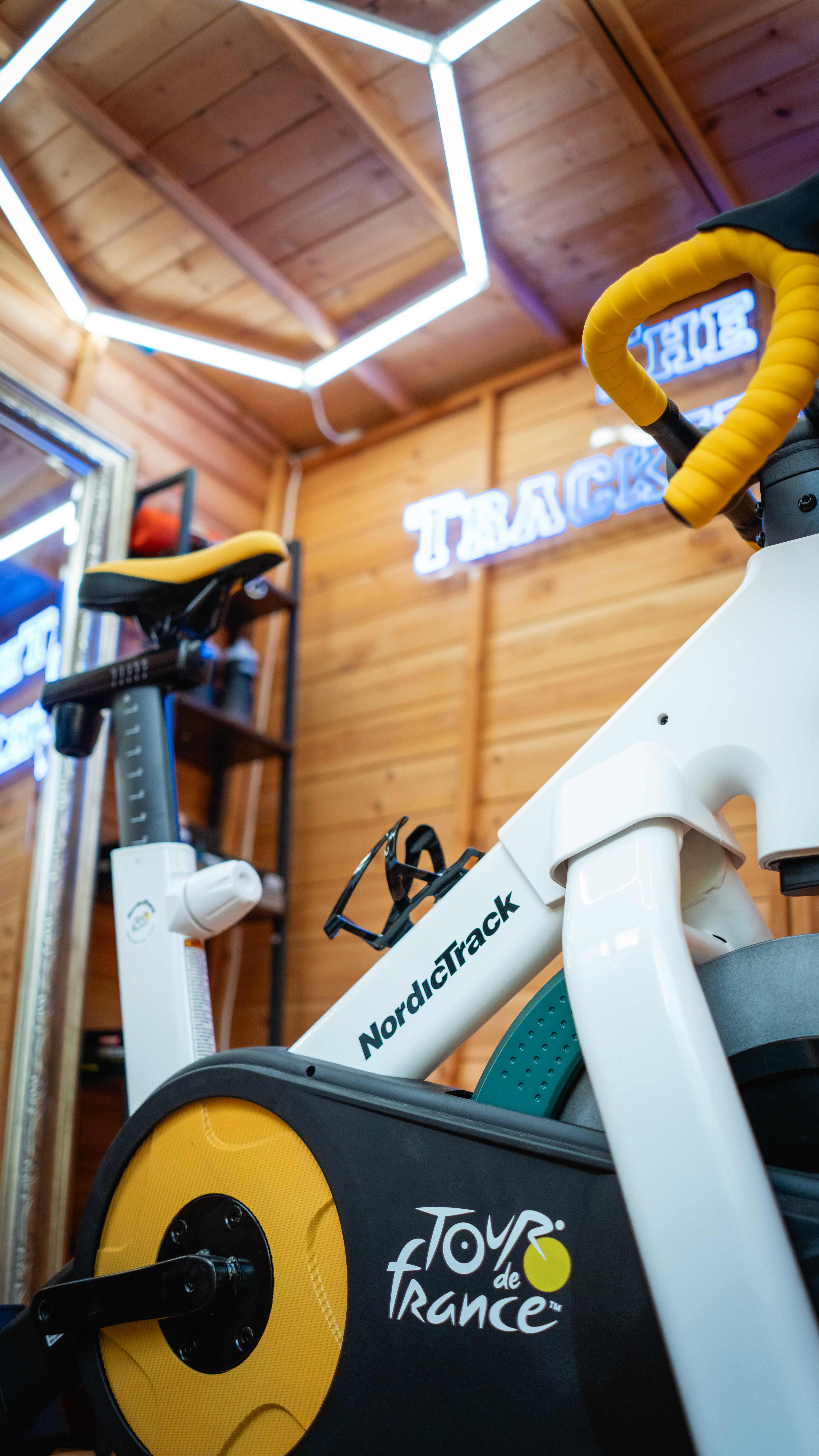 Instagram post by @maxwilko for NordicTrack. Caption reads: I absolutely love a good bit of indoor training....