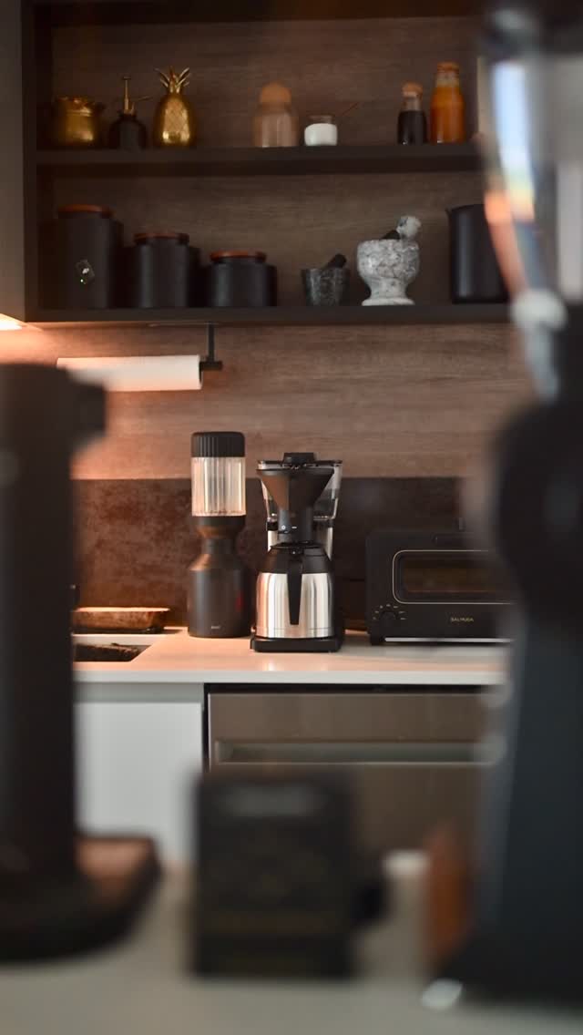 Instagram post by @depresso5drago for BALMUDA. Caption reads: • S I M P L Y  G O O D  C O F F E E....