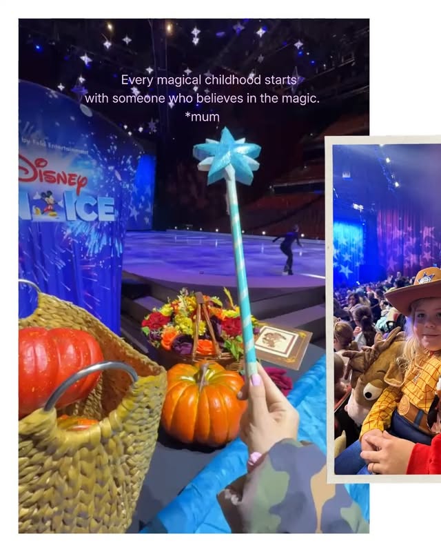 Instagram post by @hippppieatheart for Disney On Ice. Caption reads: [...] about going, this is your sign! Disney On....