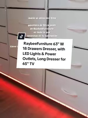 TikTok post by @mirandastylix for Raybee Furniture US. Caption reads: [...] for Bedroom, Sturdy Metal Frame @Raybee....