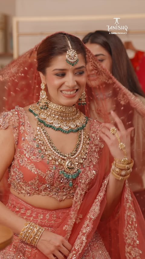 Instagram post by @sukhmanigambhir for Tanishq. Caption reads: The Art of Choosing Colours: Pastels or Jewel....