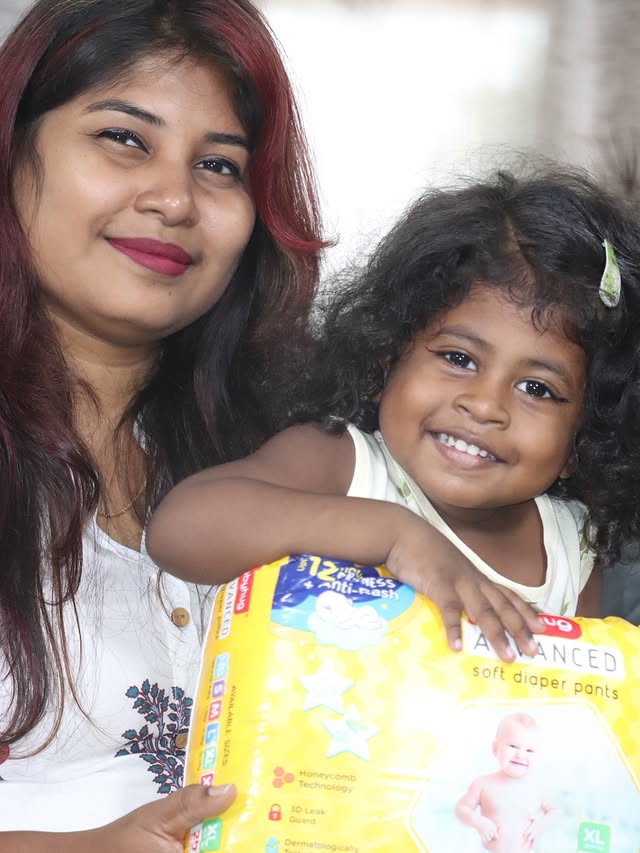 Instagram post by @meluha_deepak for Babyhug. Caption reads: #collaboration with @babyhug @FirstcryIndia
Winter....