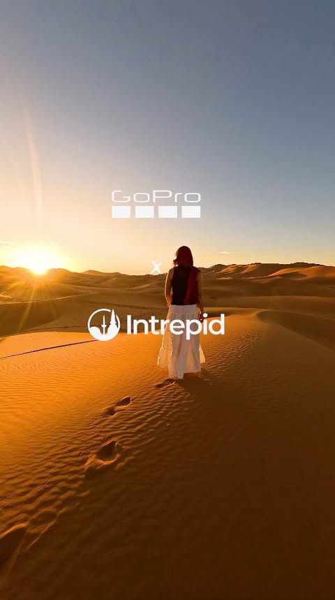 Instagram post by @barekiwi for GoPro. Caption reads: Part two of our GoProANZ x @intrepidtravel small....