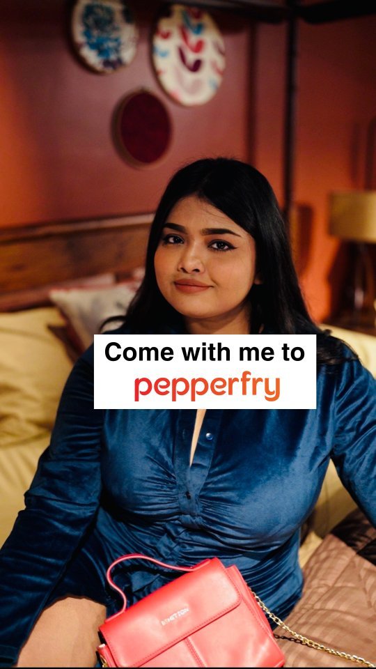 Instagram post by @disha_bhaumik for Pepperfry.com. Caption reads: Shopping for furniture couldn’t get any better!....