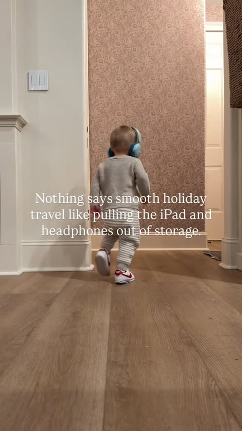 Instagram post by @thenottinghome for JLab. Caption reads: ✨✈️ Holiday travel = the rare iPad treat in our....