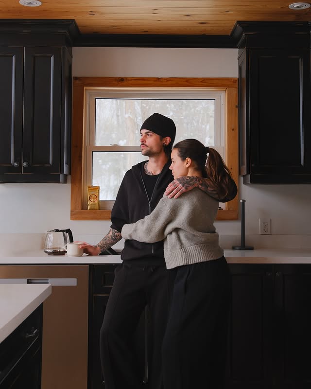 Instagram post by @itscharlesmackenzie for Lavazza. Caption reads: [...] at the cottage were enjoyed with @lavazzaca....