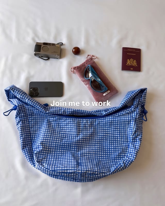 Instagram post by @fiahamelijnck for GOT BAG. Caption reads: From Amsterdam to Rome with @gotbag. What I love....