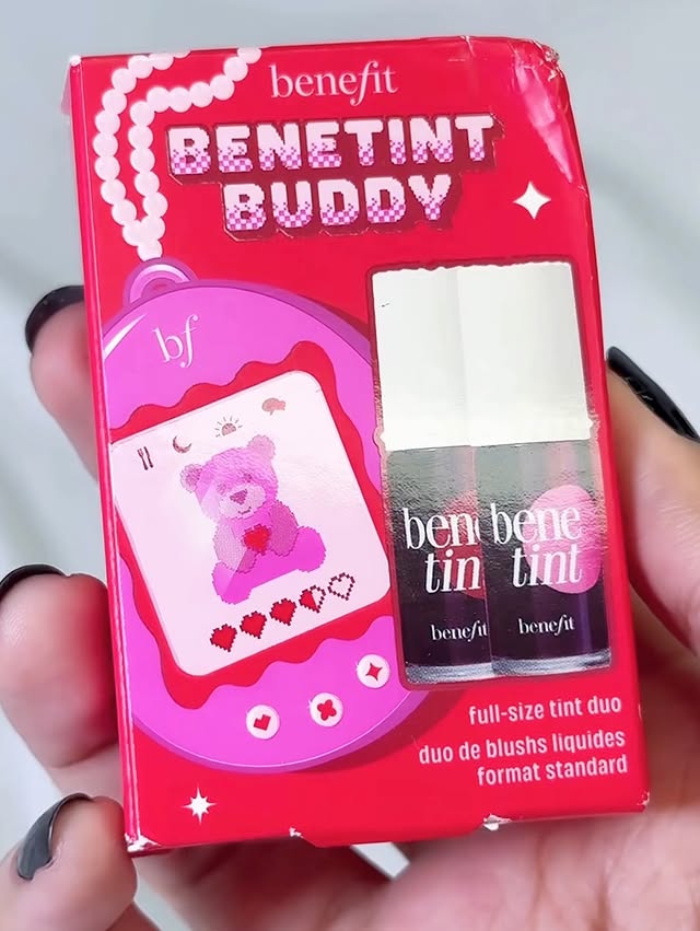 Instagram post by @makeupkpoper for Benefit Cosmetics. Caption reads: [...] & Original Rose) Available at....